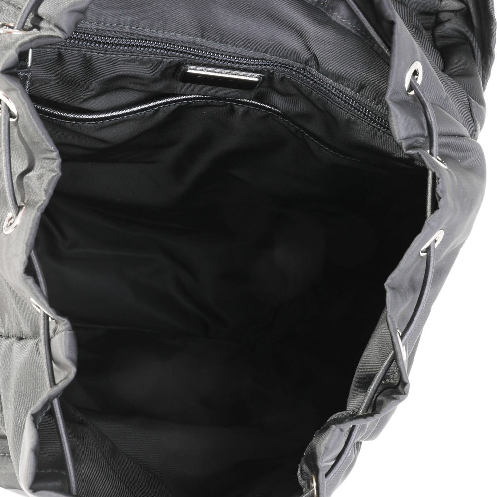 Prada Black Nylon Drawstring Backpack - image 7